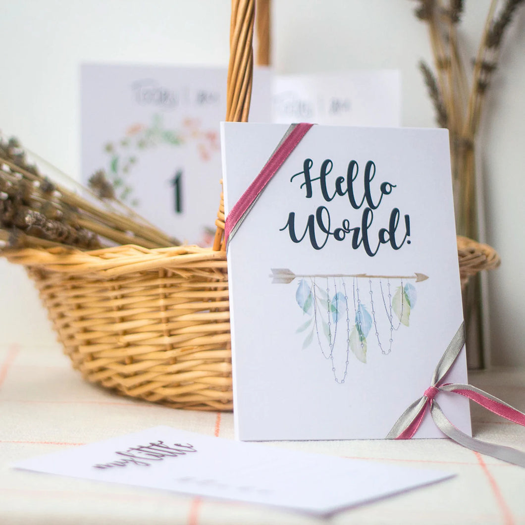 Monthly Milestone Baby Cards