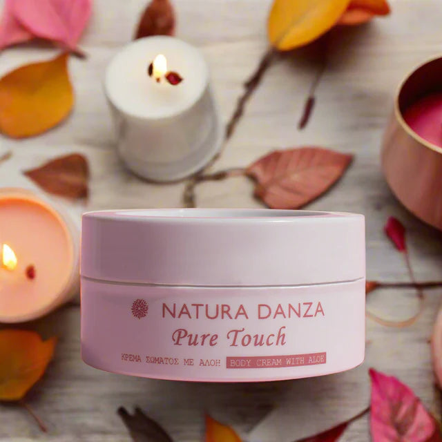 PURE TOUCH Powder-scented Body Cream with Aloe for extra hydration